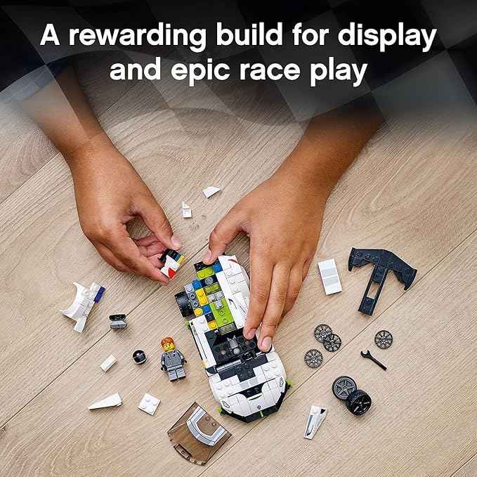 LEGO Speed Champions Koenigsegg Jesko 76900 Racing Sports Car Toy with Driver Minifigure Racer Model Set for Kids