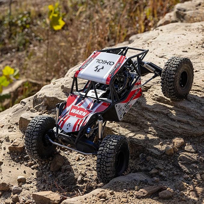 Axial RC Crawler 1/8 AXP8 Gilamon 2.2 4X4 RTR Brushed Trail Buggy Red (Battery and Charger Not Included) AXI-1207T2