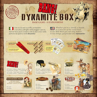 DV Games Bang Dynamite Box Full Cards Strategy Board Game
