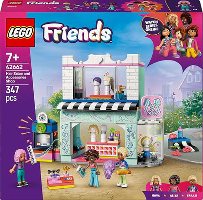 Lego 42662 Friends Hair Salon and Accessory Shop Toys Birthday Present Blocks Girls Boys Children 7 Years 8 Years 9 Years Elementary School Students Pretend Play Pretend Play