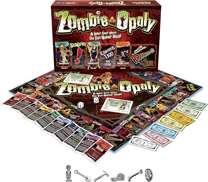 Zombie-Opoly Board Game
