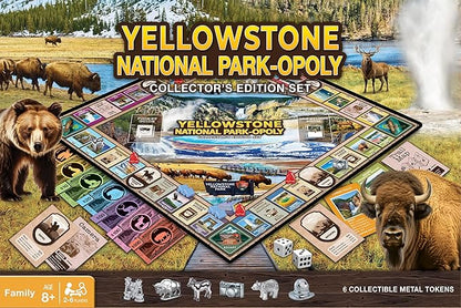 MasterPieces Opoly Board Games - Yellowstone Opoly - Officially Licensed Board Games for Adults Kids &amp Family
