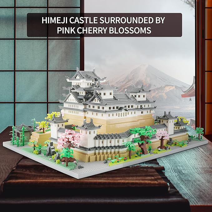 Japan Himeji Castle Miniature Building Blocks Model 10080 Pieces Architectural Landmark Collection Building Sets Gift Model Kit for Adults