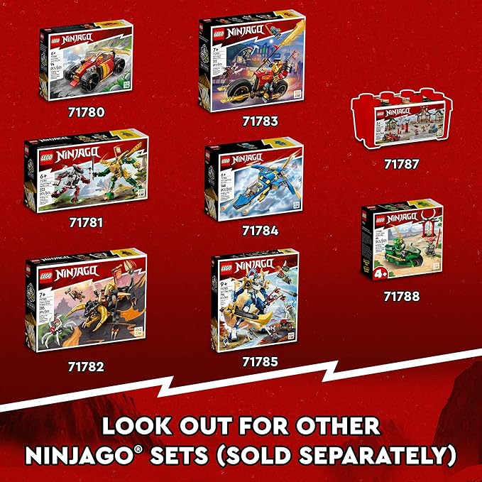 LEGO NINJAGO Zane’s Ice Dragon Creature 71786 2in1 Dragon Toy to Action Figure Warrior Model Building Kit Construction Set for Kids with 5 Minifigures