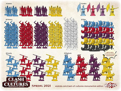 Clash of Cultures: Monumental Edition | Board Game WizKids - New Edition