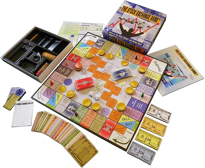Stock Exchange Game – Real Stock Market action made easy and fun! Educational-Competitive-FUN. No tracking or heavy math. Learn financial money &amp investment skills.(10+) Families-Kids-Teens-Adul