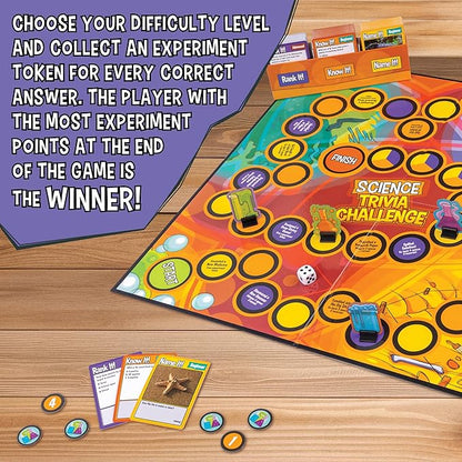 MindWare Science Trivia Challenge Game – Educational &amp Fun Game for Families &amp Kids Ages 7 &amp Up