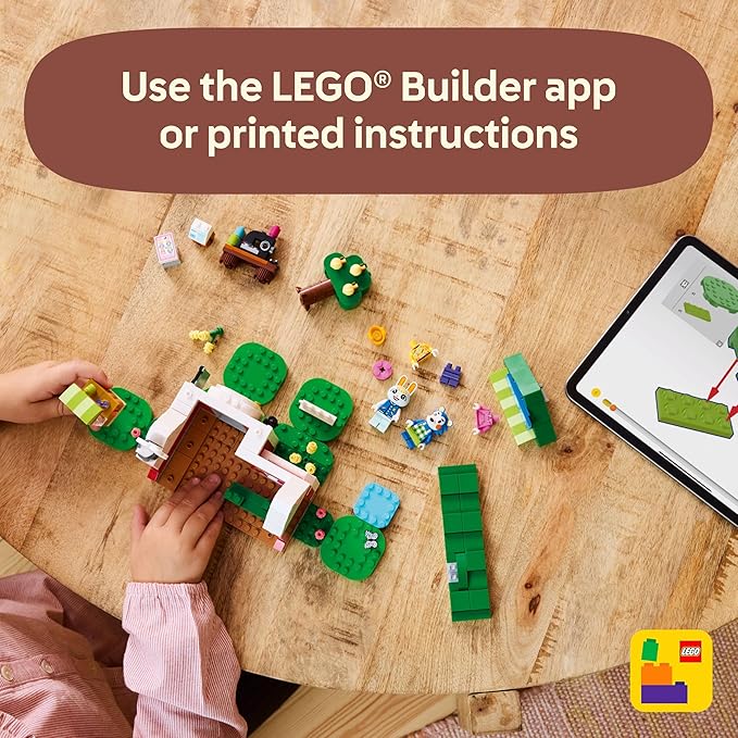 LEGO Animal Crossing Able Sisters Clothing Shop Building Toy - Animal Crossing Toy Figures and Playset for Kids Girls and Boys Ages 6+ - Pretend Play Gift Idea for Birthdays - 77055