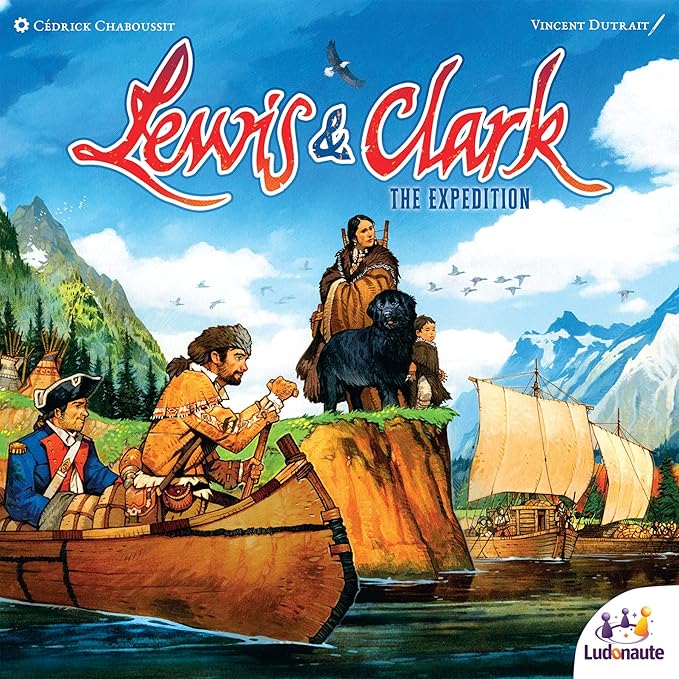 Ludonaute Lewis &amp Clark The Expedition Second Edition - Ludonaute Games Strategy Board Game Ages 14+ 1-5 Players 120 Min