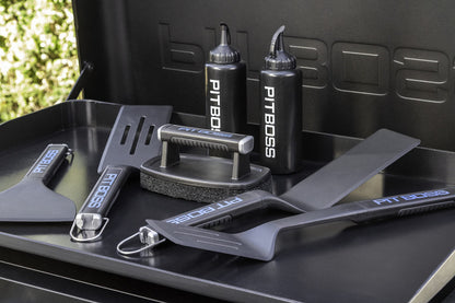 Pit Boss Ultimate Griddle Tool Kit 5-Piece, Black