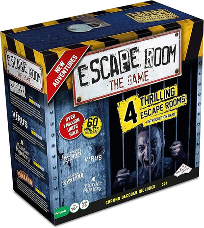 Escape Room The Game Version 2 - with 4 Thrilling Escape Rooms | Solve The Mystery Board Game for Adults and Teens