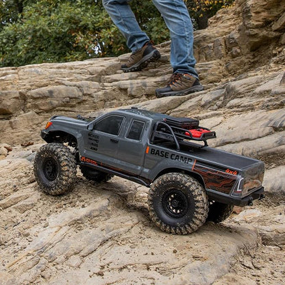 Axial RC Truck 1/10 SCX10 III Base Camp 4X4 Rock Crawler Brushed RTR (Battery and Charger Not Included) Gray AXI-1375T2