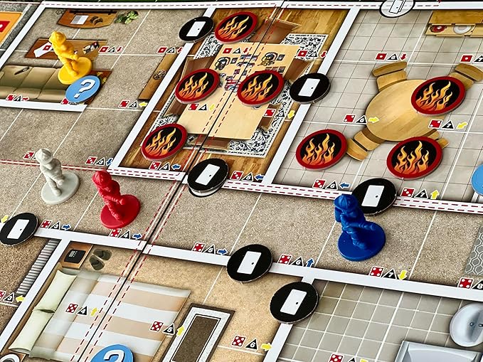 Flash Point: Legacy of Flame Board Game – Cooperative Legacy Game for 1–6 Players Ages 10+ 60-Min Campaign Play – Firefighter Strategy Game by Indie Boards &amp Cards