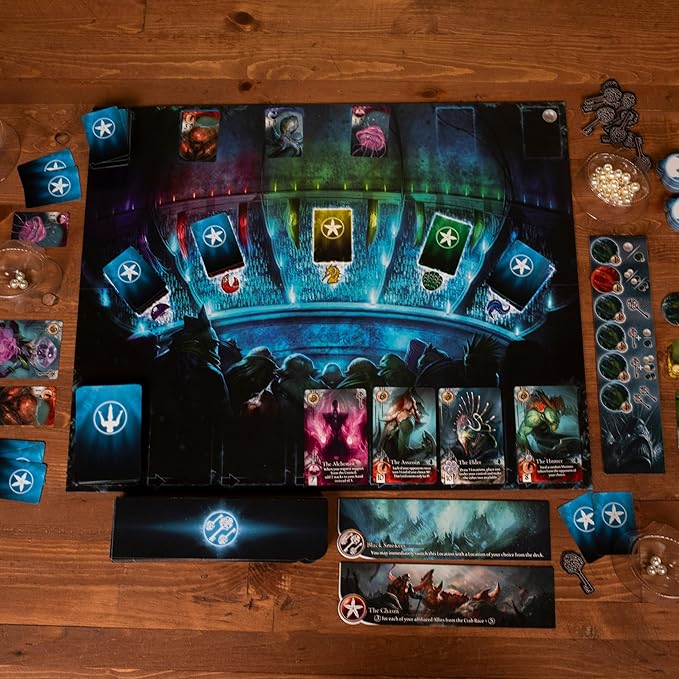 Abyss Board Game - Control Ocean Kingdoms in an Underwater Development Strategy Game Adventure Game for Kids &amp Adults Ages 14+ 2-4 Players 30-60 Minute Playtime Made by Pandasaurus Games