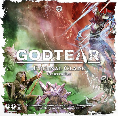 Steamforged Games GodTear: Eternal Glade Starter Set Board Game with 12 Detailed Miniatures Tabletop Combat Game (2 Players)