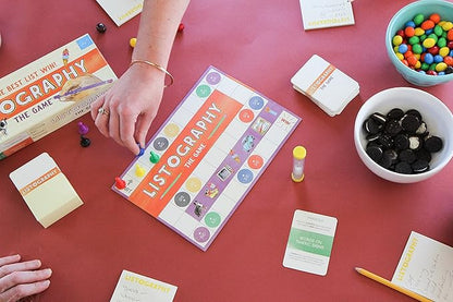 Listography: The Game: May The Best List Win! (Board Games Games for Adults Adult Board Games)