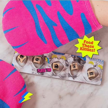 MCMILLER ENTERTAINMENT The Cat Mitt Game – Hiss-terically Funny Family Board Game for Kids Teens &amp Adults | Pawsome Party Game for Game Night | Cat Lovers Tabletop Fun | Purrfect for Christmas