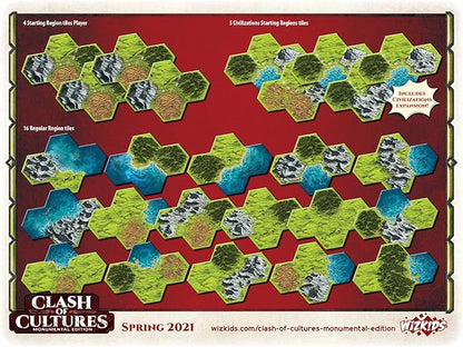 Clash of Cultures: Monumental Edition | Board Game WizKids - New Edition