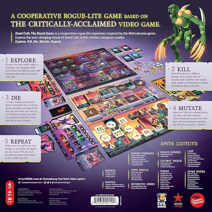Dead Cells: The Board Game | Official Licensed Version | Cooperative Deck Building Game for Teens &amp Adults | Defeat the Infected &amp Defy the King | Rogue-Lite Gaming Experience | 1-4 Players |