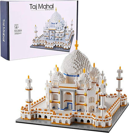 YaJie Taj Mahal Micro Building Blocks Set for Adults Mini Architecture Bricks Building Sets Collection Creative Model Kit Gifts for Age 14+（3950PCS）