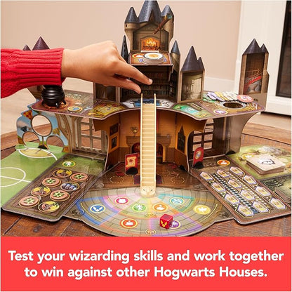 Wizarding World Hogwarts Magical Mayhem 3D Board Game | Harry Potter Game for Families Adults &amp Kids Ages 8 and up