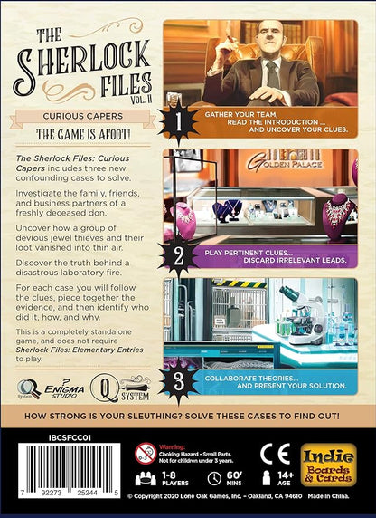 Sherlock Files Curious Capers