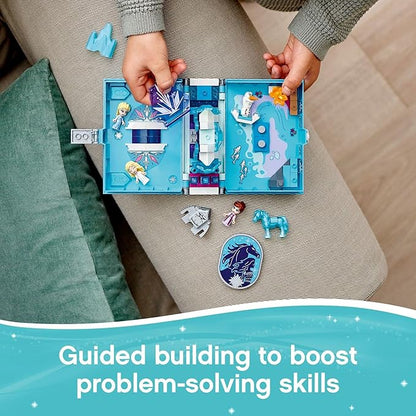 LEGO Disney Frozen 2 Elsa and The Nokk Storybook Adventures Building Toy 43189 Movie-Inspired Frozen Toy Set Gift Idea for Kids Boys Girls Age 5+ Portable Travel Toy with Micro Dolls and Olaf Figure