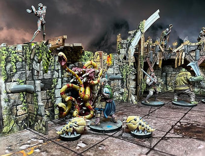 Maladum Oblivion's Maw Expansion - Fantasy Dungeon Crawler Game Immersive Terrain Solo Co-op and Adversarial Play
