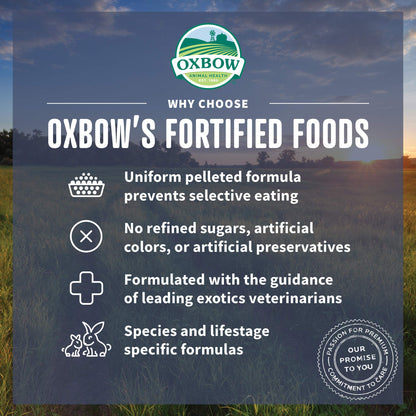 Oxbow Garden Select Guinea Pig Food, Adult, Made Timothy Hay for Guinea Pig, Pet Food Pellets with Vitamin C, Non-GMO, Small Animal Pet Products, Made in USA, High Fiber, 8 lb. Bag