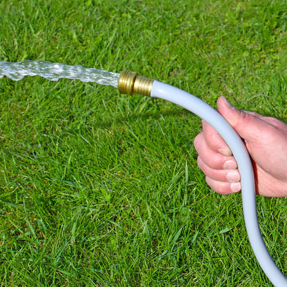 Valterra Flushing Hose for RVs, Campers, Trailers - 1/2" x 25', Gray