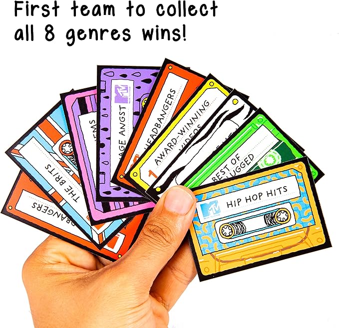 Big Potato MTV Game The Music Throwback Party Quiz Board Game for Adults and Teens Ages 14 and up