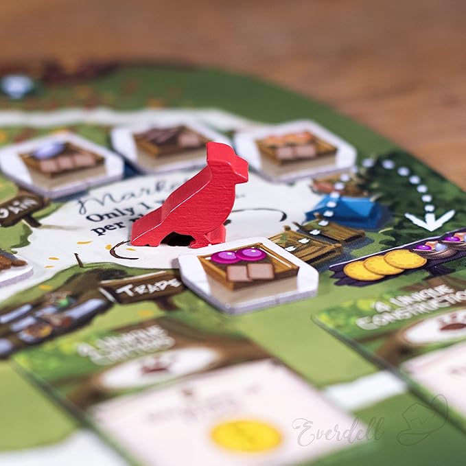 Everdell: Bellfaire Expansion – Board Game Add-On for 5–6 Players with Player Powers New Market Board &amp Special Event Cards – Requires Everdell Base Game
