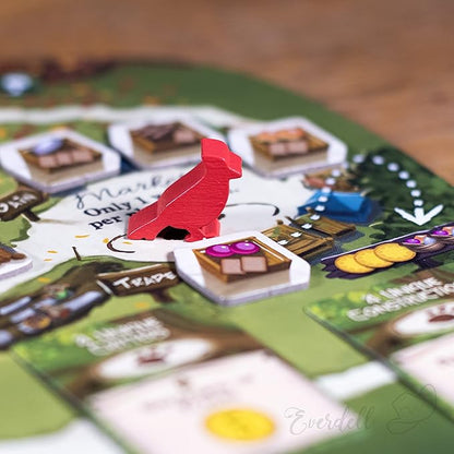 Everdell: Bellfaire Expansion – Board Game Add-On for 5–6 Players with Player Powers New Market Board &amp Special Event Cards – Requires Everdell Base Game