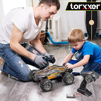 1:16 Scale Brushless RC Truck - High Speed Hobby Grade RC Car Hits 33 Miles Per Hour - Off Road 4WD for Grip on Any Terrain Ready to Run Waterproof Trophy Truck