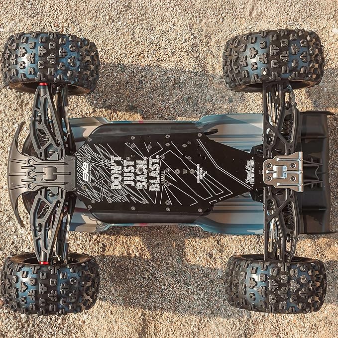 ARRMA RC Truck 1/8 KRATON 4X4 6S BLX BRUSHLESS V6 Speed Truck RTR (Lipo Battery and Charger Not Included) (Blue/Red) ARA8608V6T4