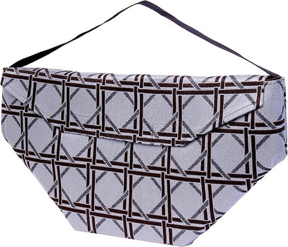 AmishToyBox.com Travel Marble Chase (Cards N' Marbles) Wooden Board Game Set - Double-Sided 23 Wide Board - Includes Carry Bag Marbles and Playing Cards