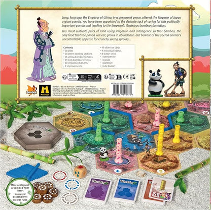 Takenoko Board Game - Bamboo Garden Strategy Game with Panda Miniatures Fun Family Game for Kids &amp Adults Ages 8+ 2-4 Players 45 Minute Playtime Made by Surfin' Meeple