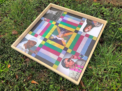Jamaican Ludo Dancehall Again Edition (Ludi/Ludy/Loodi) | 24in x 24in Board Game | Family Game Night Activity | Fun Easy Multi-Player Entertainment | Ninjaman Bounty Vybz Kartel Gully God