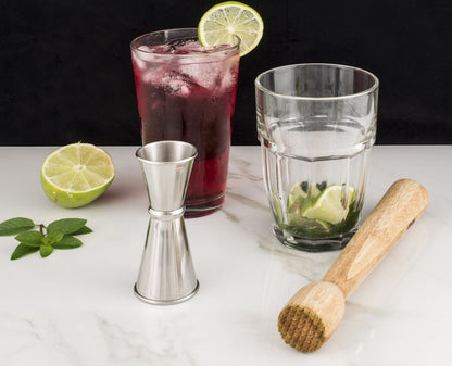 HIC Kitchen Bar Muddler, Natural Bamboo