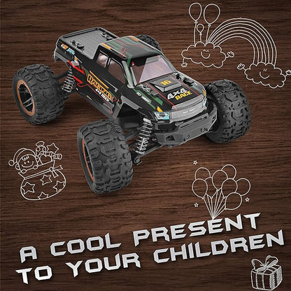 HAIBOXING Remote Control Car 16889 1:16 Scale 2.4Ghz RC Cars 4x4 Off Road Trucks Waterproof RTR RC Monster Truck 36KM/H Toys for Kids and Adults with 2 Batteries 35+ mins Play