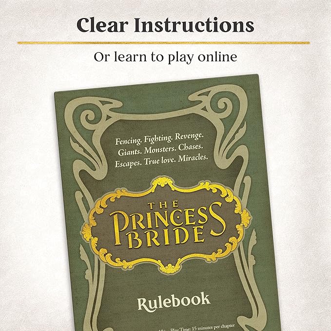 Ravensburger Princess Bride Adventure Book Game | Interactive and Engaging Gameplay for Fans of The Movie | for Ages 10 &amp Up