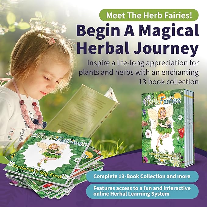 Herb Fairies: 13 Plant Story Books Set &amp Digital Learning System – Explore Plants Through Educational Stories – Includes Audiobooks Printables Crafts Puzzles &amp Games