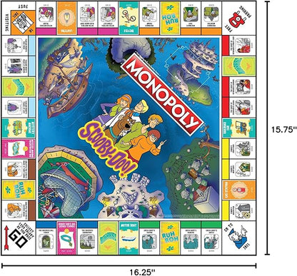 USAOPOLY Monopoly Scooby-Doo! Board Game | Official Merchandise Based on the Popular Cartoon | Classic Monopoly Game Featuring Characters