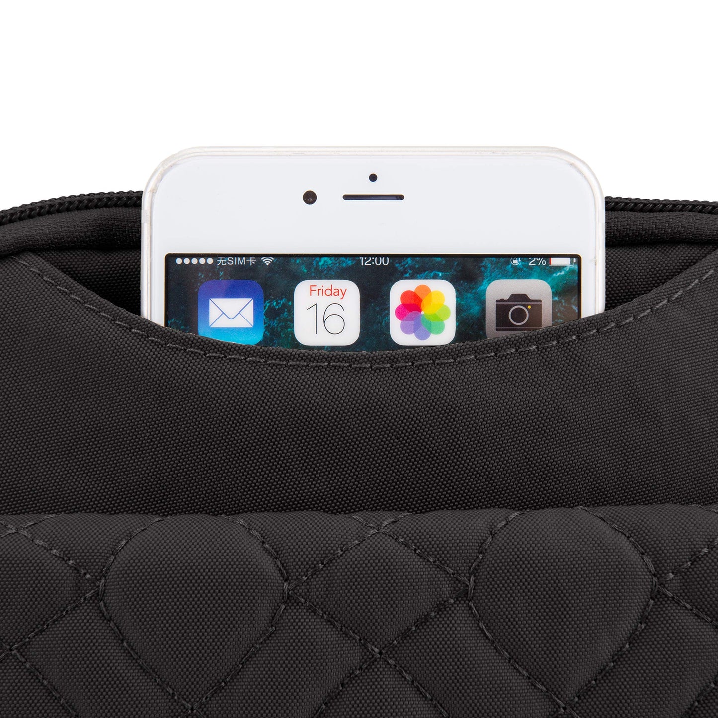 Travelon Anti-Theft Signature Quilted Slim Pouch