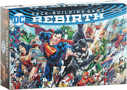 DC Deck Building Game: Rebirth - Multiple Campaign Scenarious with Unique Gameplay and Cards - Features Iconic DC Universe Location - Compatible with Other DC Deck-Building Game Series