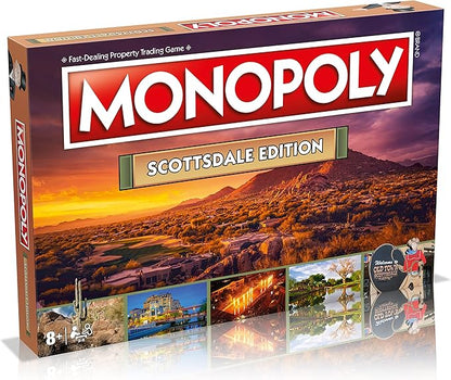 Monopoly Board Game Scottsdale Edition: 2-6 Players Family Board Games for Kids and Adults Board Games for Kids 8 and up for Kids and Adults Ideal for Game Night