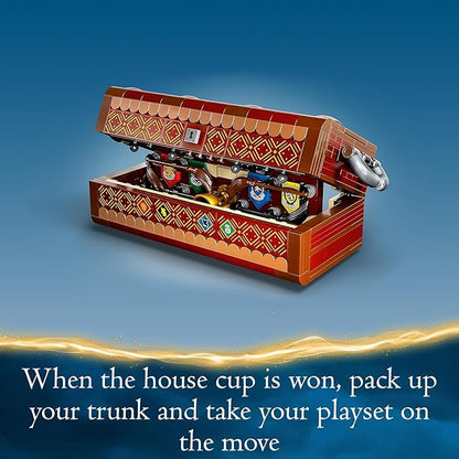 LEGO Harry Potter Quidditch Trunk 76416 Buildable Harry Potter Toy Birthday Gift Idea for Kids Aged 9+ Open the Buildable Box to Reveal a Quidditch Playing Arena Includes 4 Customizable Minifigures