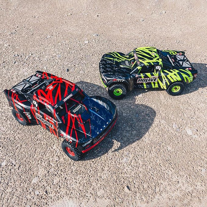 ARRMA RC Truck 1/7 Mojave 6S V2 4WD BLX Desert Truck with Spektrum Firma (Ready-to-Run) Red/Black ARA7604V2T2