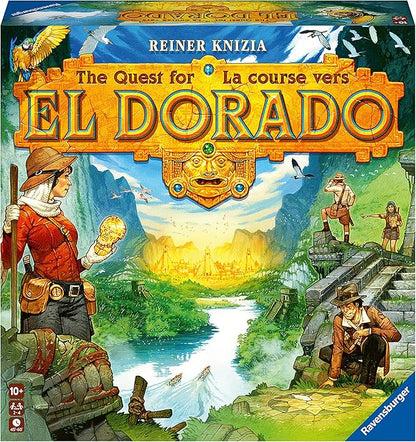 Ravensburger The Quest for El Dorado - Exciting Strategy Board Game | Suitable for Kids &amp Adults | Designed for 2-4 Players | Inclusive of Mini Expansion