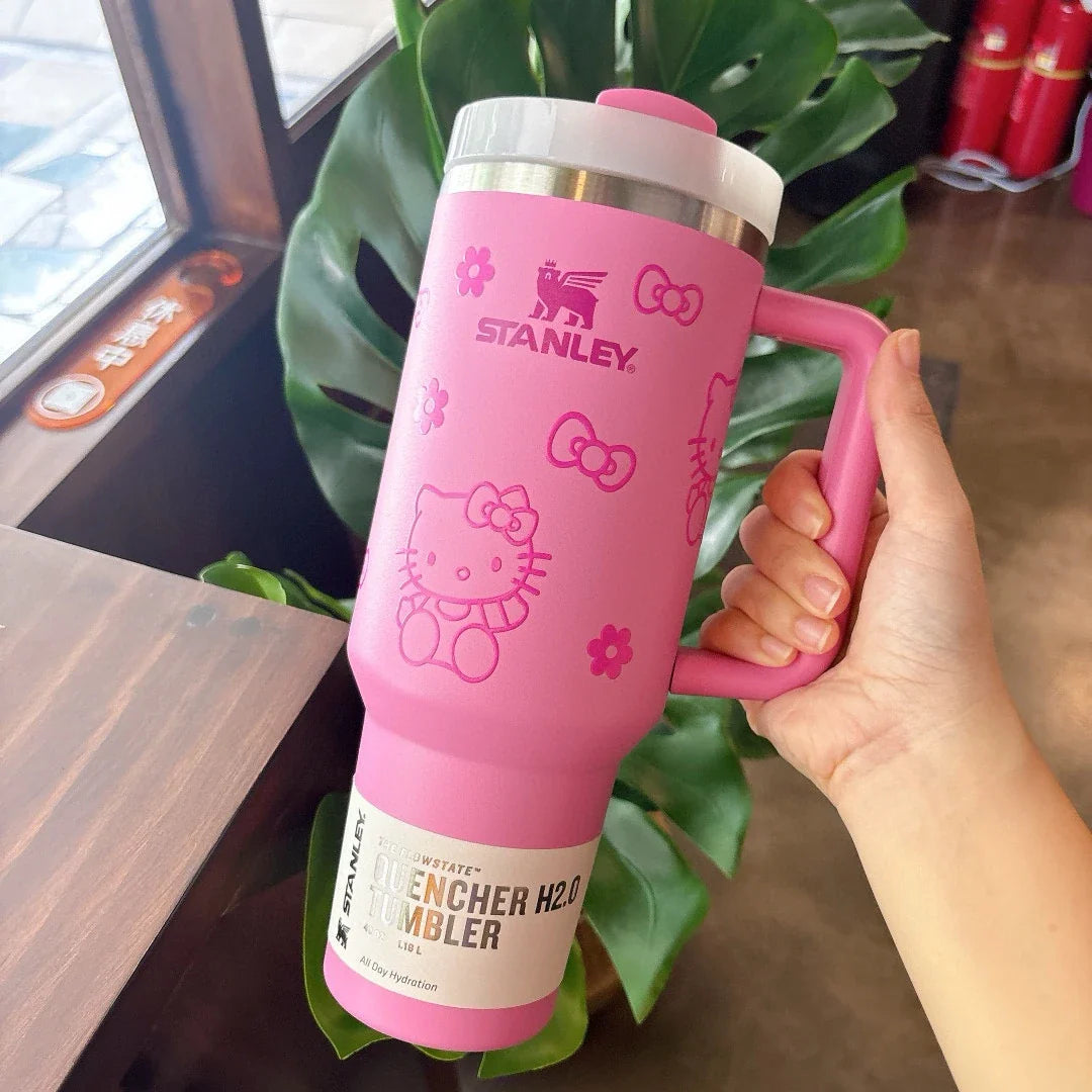Flamingo Pink Quencher H2.0 Tumbler – 40 oz Travel Cup